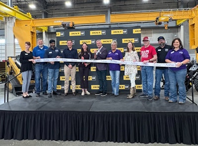 Holt Cat Ribbon Cutting