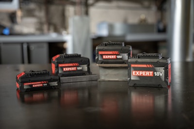Bosch's new high-power Expert 18V battery platform.