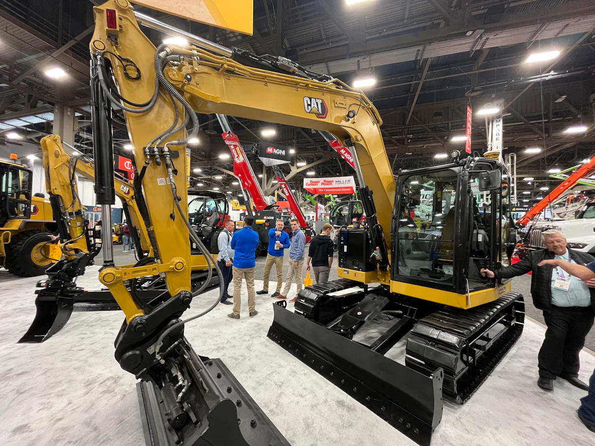 Caterpillar's New 308CR Mini Excavator: Tighter Swing, More Dig Depth, Reach
