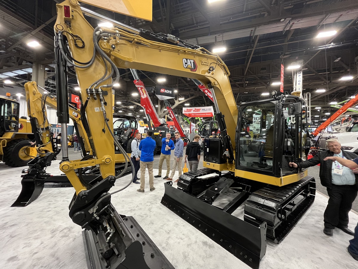 Caterpillar's New 308CR Mini Excavator: Tighter Swing, More Dig Depth, Reach
