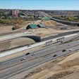 Aerial photo from west of the I-25/US 50B Interchange construction site in Pueblo.