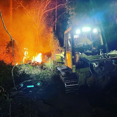 The Smith County Emergency Services District 2 has three specially equipped firefighting dozers, which have come in handy recently during a large increase in grass and wild-land fires.