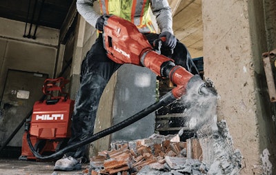 Hilti's new TE 1000-22 demolition hammer