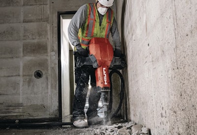 Hilti's new TE 3000-22 demolition hammer