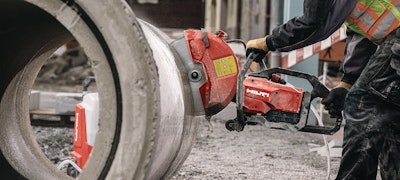 Hilti's new 14-inch DSH 900-22 ATC cut-off saw
