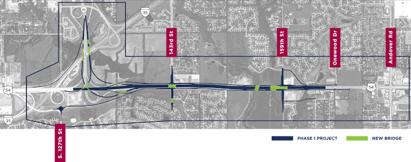 Kdot Maps Kansas DOT awards its highest-ever contract | Equipment World