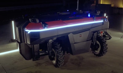 The KVPR can shift its wheel alignment for sideways and diagonal movement.