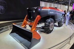 Kubota's concept KVPR robot tractor unveiled at CES 2026.