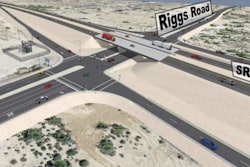 A rendering of a future SR 347 intersection from a September 2025 ADOT presentation.