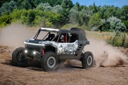 Toyota's Scion 01 Concept UTV delivers more than 300 horsepower and 450 foot-pounds of torque with its Tacoma hybrid engine.