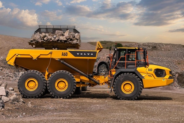 Volvo completely redesigns its largest articulated dump truck, the A60.