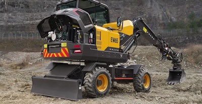 Volvo Ew65 Compact Excavator Open