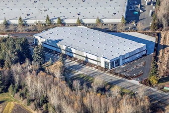 A rendering of Volvo's future Tacoma parts facility.