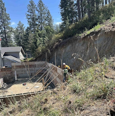 On July 9, workers were found in Spokane between a 22.5-foot-high nearly vertical dirt wall and 10-foot-high concrete forms without cave-in protection nor safe escape method, according to Washington State Department of Labor & Industries.