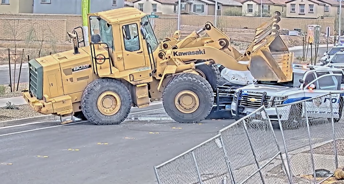 Police: Man in Stolen Wheel Loader Shot by Officers in Rampage Near Las Vegas