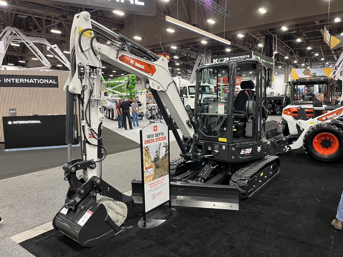 Bobcat Upgrades its Depth Check System for Mini Excavators