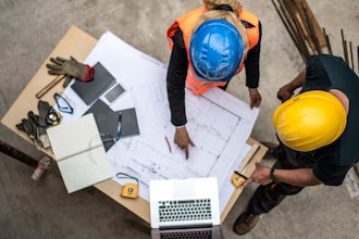 Contractors Looking At Plans