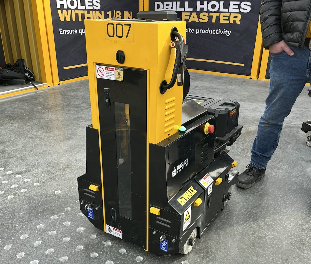 DeWalt Debuts Hole-Drilling Autonomous Robot “Boris” for Data Center Construction