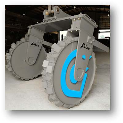 Straddle Wheel Compactor