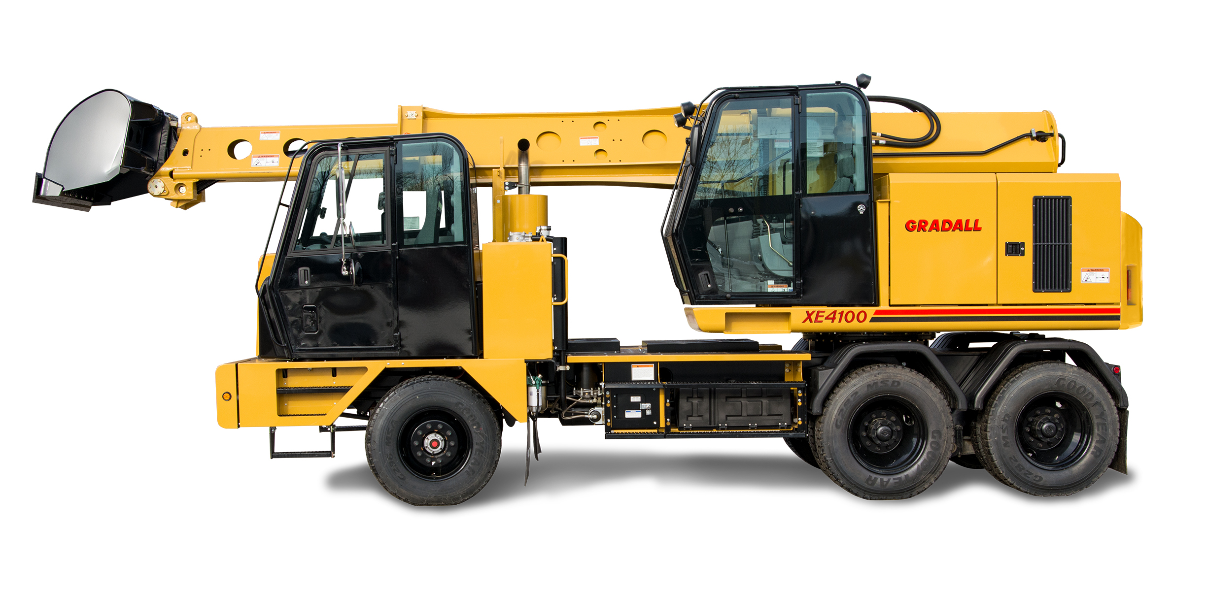 Gradall Debuts Lighter-Weight XE 4100 Excavator with Road Speed Up to 60 MPH