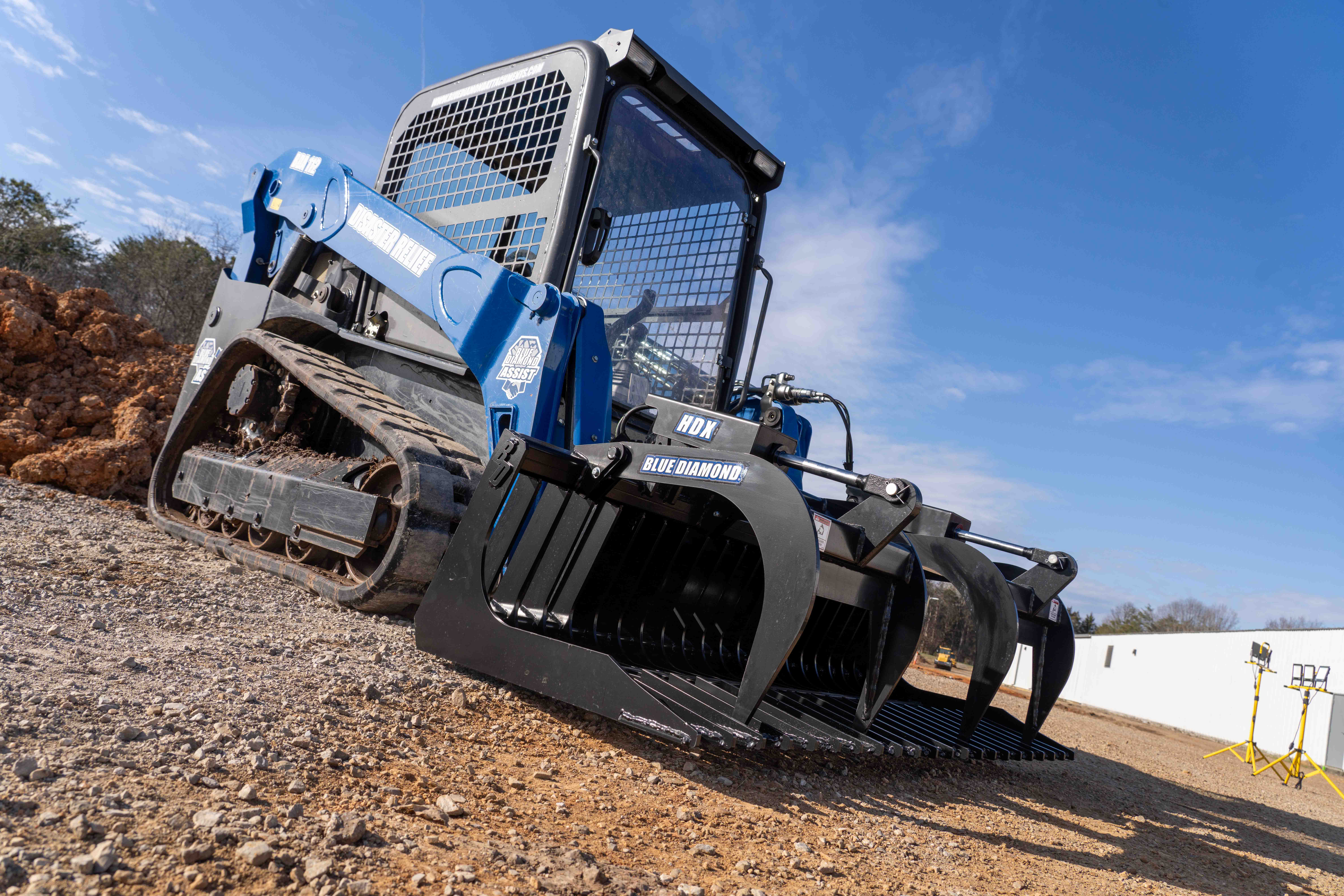 Blue Diamond Attachments Expands Lineup with HDX Rock Grapple Bucket