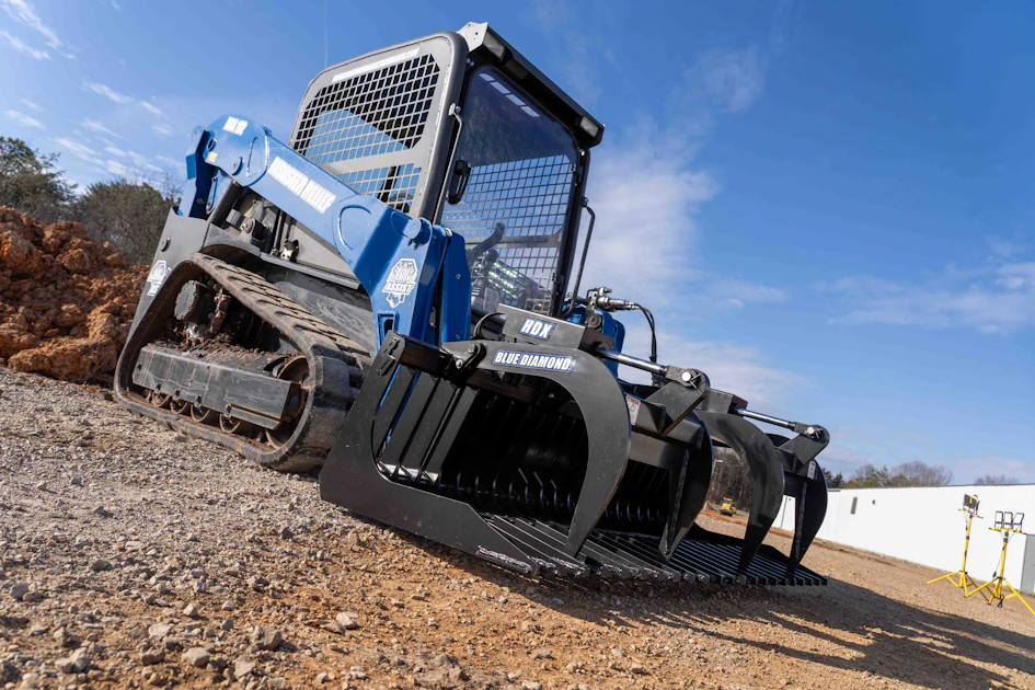 Blue Diamond Attachments Expands Lineup with HDX Rock Grapple Bucket