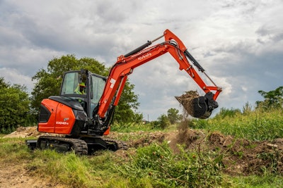 The next-generation KX040-5 has risen to No. 4 top-seller in the U.S. and is Kubota’s second-best-selling model.