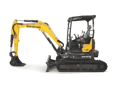 One of New Holland's first new in-house designed and produced mini excavators, the E42D, will be among the equipment to be displayed at the company's ConExpo 2026 booth.