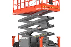 Skyjack's new SJ6940 RT compact rough-terrain scissor lift