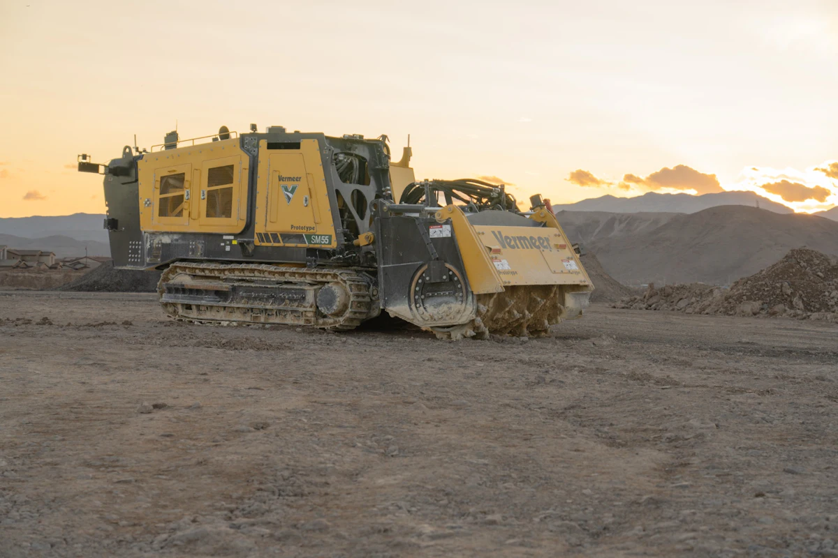 Vermeer Debuts Compact, Cab-Less SM55 Surface Miner