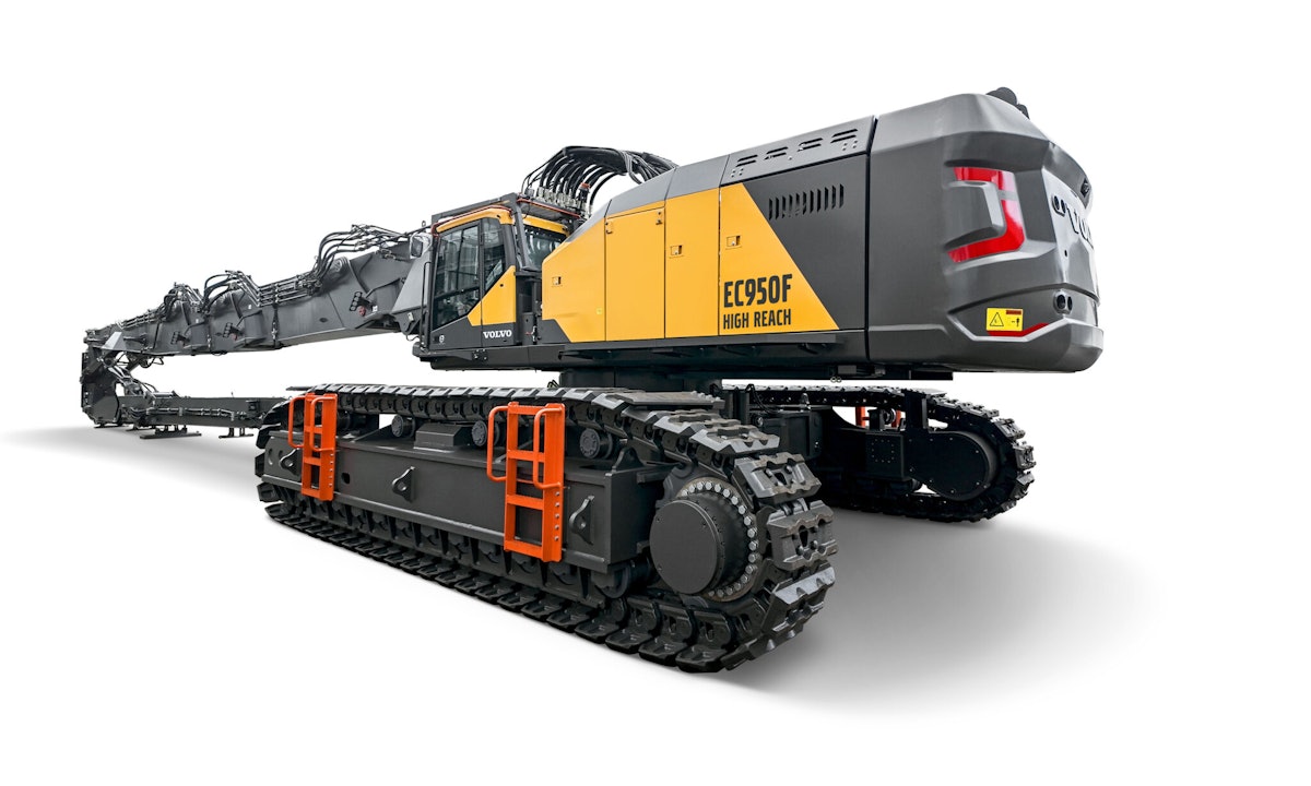 Volvo’s New Largest Demolition Excavator Unveiled: The EC950 High Reach