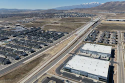 The existing 2100 North route, seen here, will be replaced with a new connection between I-15 and Mountain View Corridor.