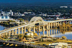 The current Blatnik Bridge connecting Minnesota and Wisconsin.