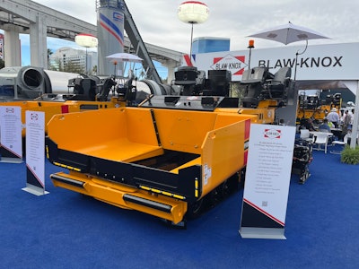 The Blaw-Knox PF-5110C paver comes standard with the Ultimat 360 screed.