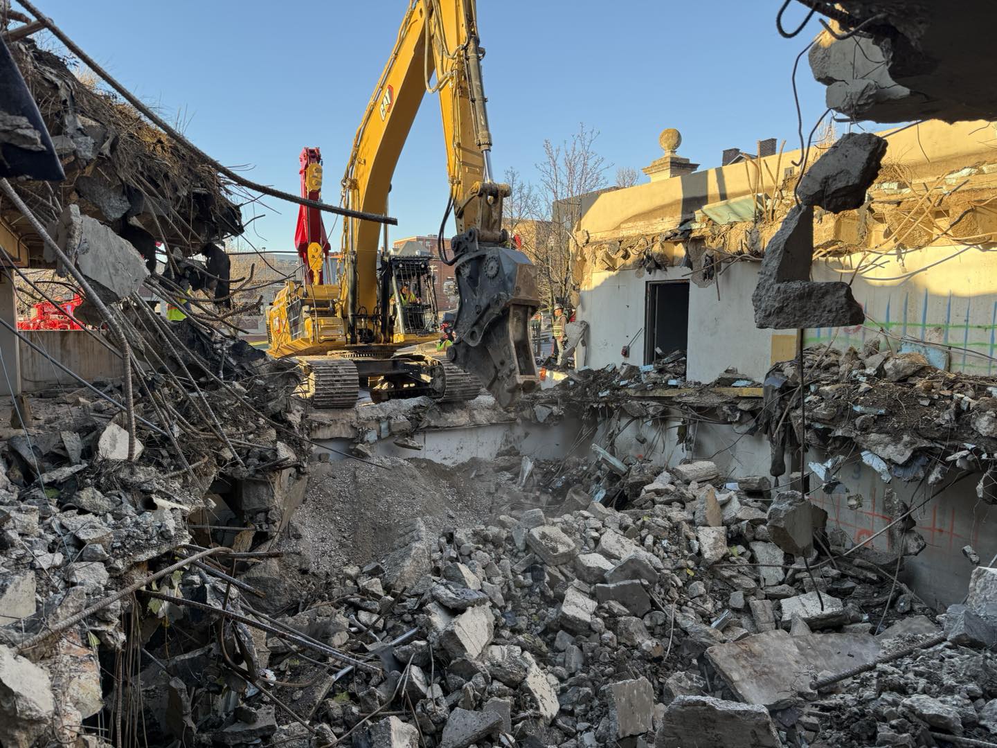 Rescue of Fallen Excavator Brings Out 