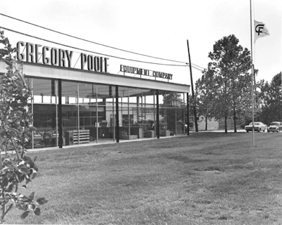 A historical photo of Gregory Poole's Raleigh location.