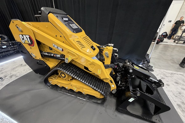 Cat's first compact utility loader, the TUL100