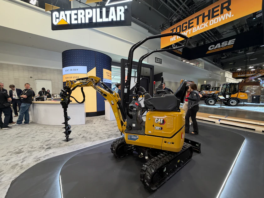 Cat Debuts its Smallest Mini Excavator Yet, the 1-Ton 301 CR