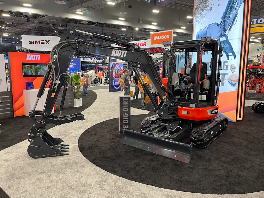 Kioti's Surprise: Its First-Ever Mini Excavators Unveiled at ConExpo