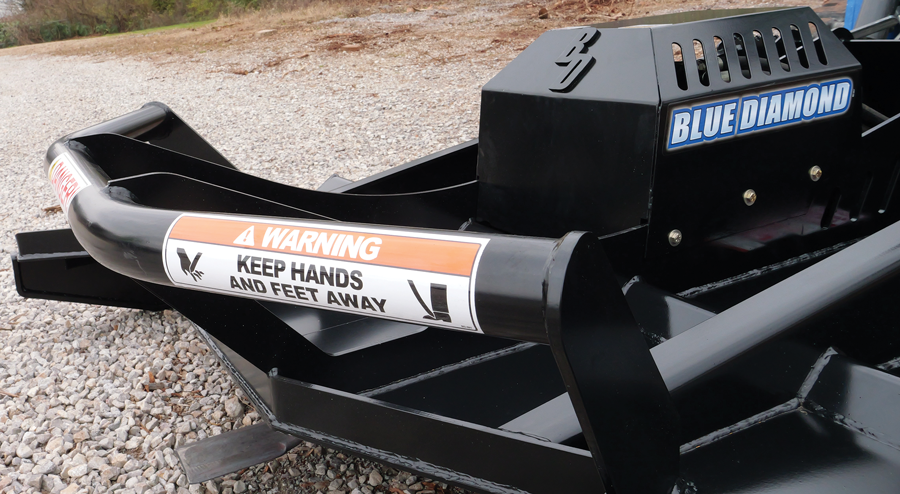 Blue Diamond Debuts Heavy Duty Open Front Brush Cutter for Skid Steers, CTLs