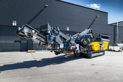 Rubble Master's new RM 90X mobile compact crusher