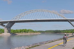 A rendering of the future Sagamore Bridge over the Cape Cod Canal.
