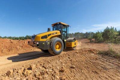 Sany's new SSR212 single-drum compactor