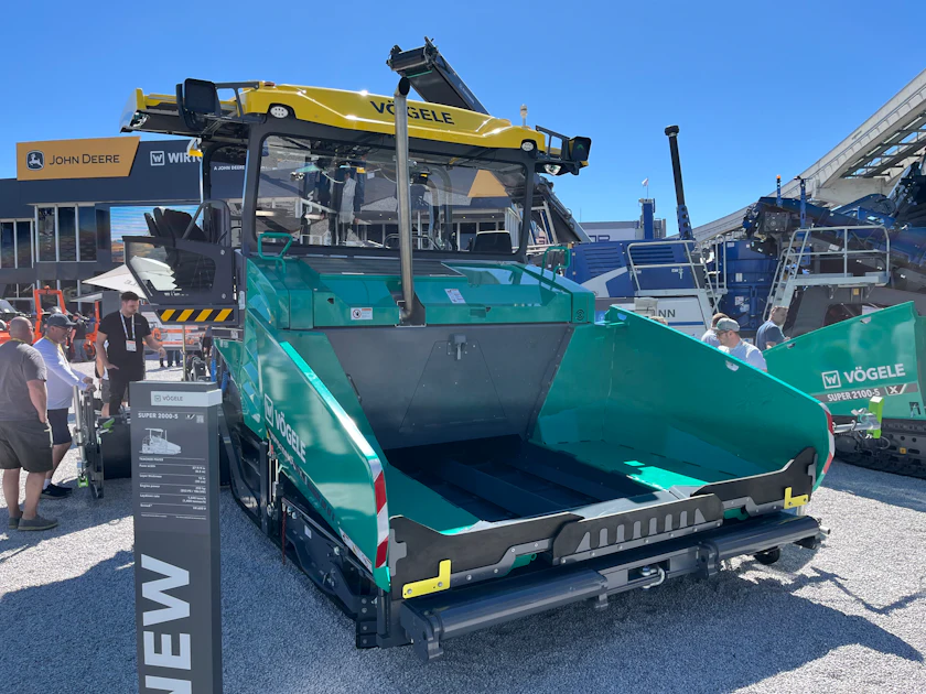 3 New Vögele Asphalt Pavers - From "Mini" to Highway Class - Hit U.S. Market