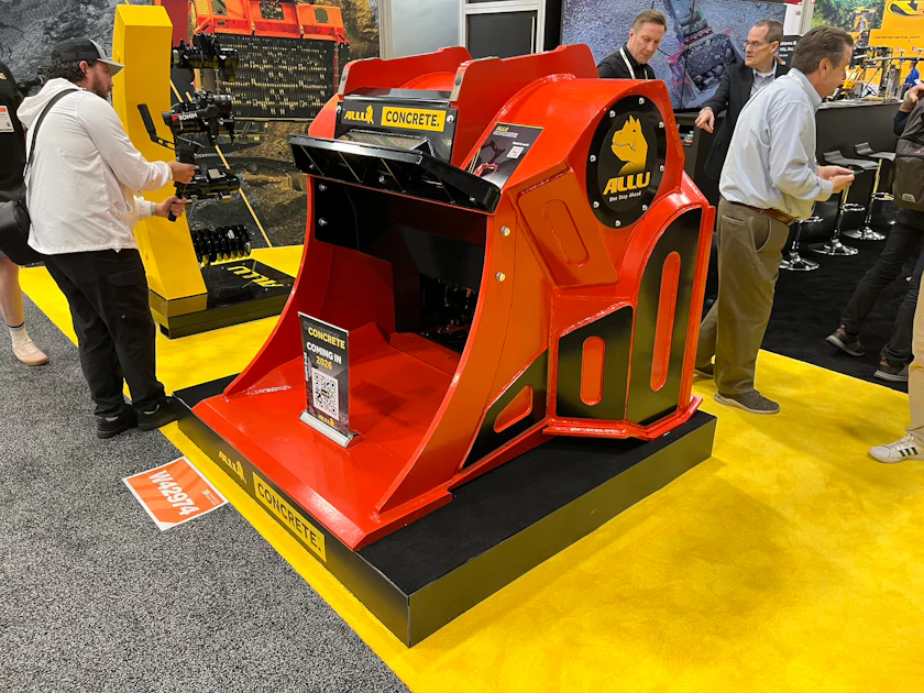 Allu's New Concrete Bucket Turns Your Excavator into a Crusher