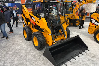 Bull India's AV740 skid steer offers 74 horsepower and a 2,969-pound rated operating capacity.