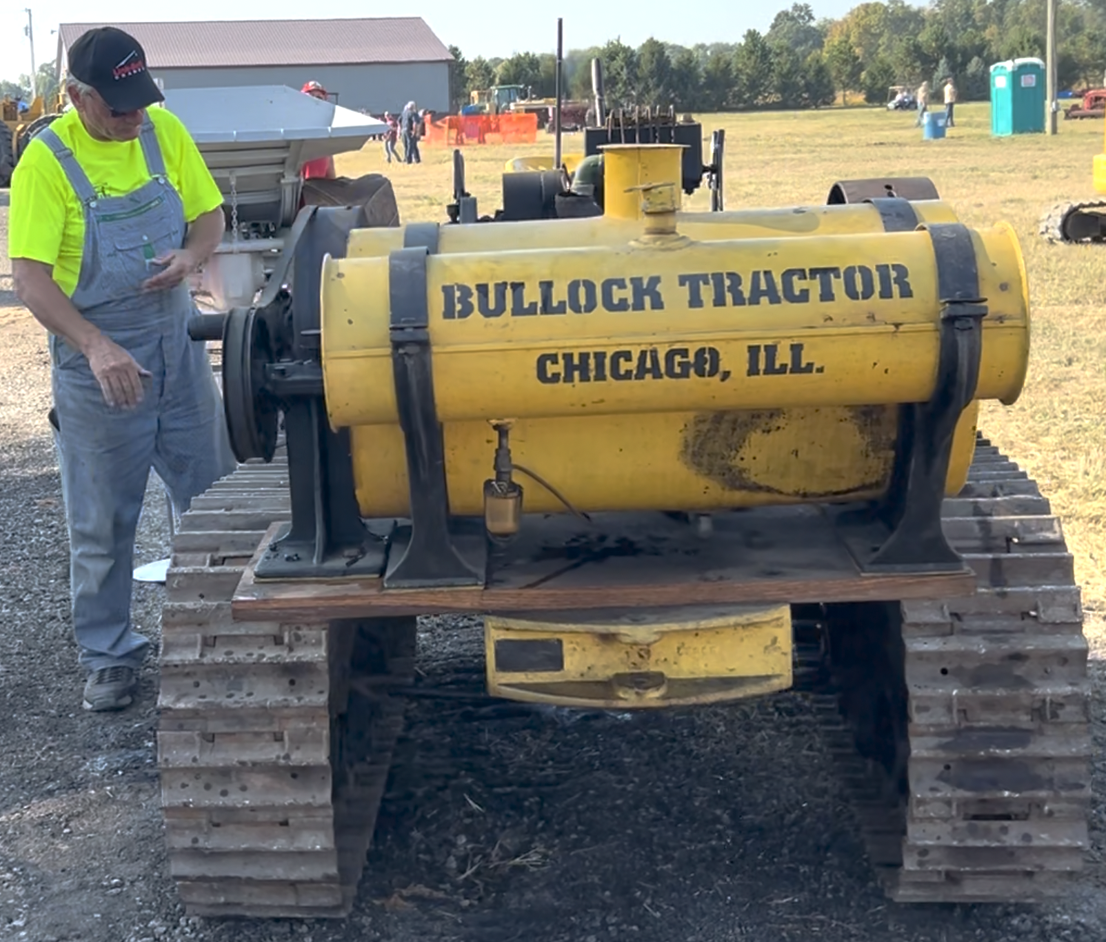 Video: 1913 Bullock “Creeping Grip” Tractor with Heer Engine ...