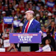 U.S. President Donald Trump at a 2024 rally prior to his second presidential election victory.