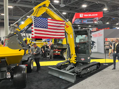 Wacker Neuson's all-new ET40 is produced at the company's Wisconsin plant.