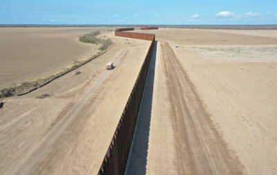 A patrol and maintenance road in Starr County, Texas.